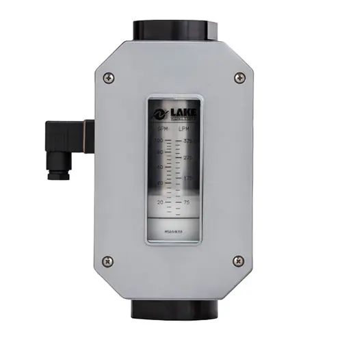 AW-Lake R3A6HB05 1/4 in. - 1/2 in. Port 1/2 in. NPTF Flow Rate Transmitter - Aluminum, 0.5 to 5 GPM