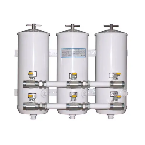 Parker Racor Marine 804A Series Triplex Fuel Filter Water Separator