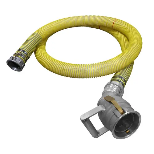 Kuriyama Tigervapor 4 in. Standard Duty Vapor Recovery Hose Assemblies w/ Part C Female Coupler x Swivel 45° CPP Ends
