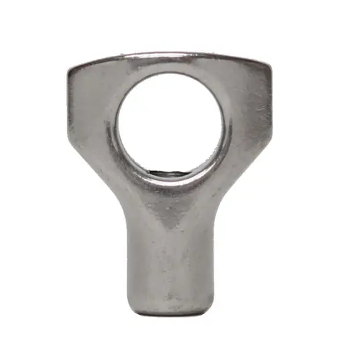JME Open Hole Wing Nut, 304 Stainless