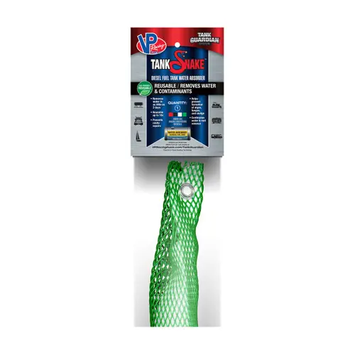VP Racing Fuels 34921 Reusable Green Tank Snake™, 4 in. x 14 ft., 336 oz. Absorp. Cap.