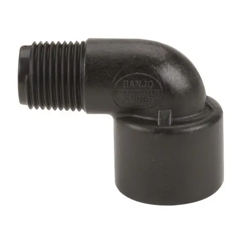 Banjo 1/2 in. Poly 90° Street Elbow - Sch. 80