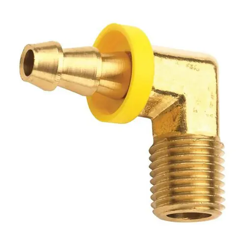 Dixon Brass Male NPT 90° Elbow x Push-On Hose Barb Fittings