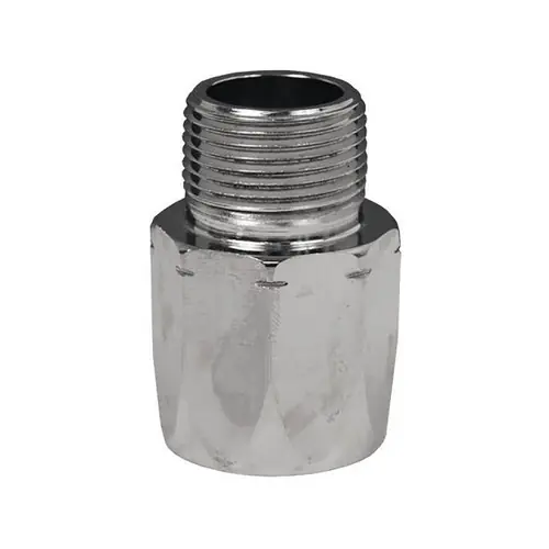 Dixon 3/4 in. Permanent Pump Hose Couplings, Chrome Plated Brass