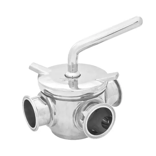 Cipriani Harrison Valves 11 Series 316 Stainless Steel 3-Way Plug Valve w/ EPDM Seal