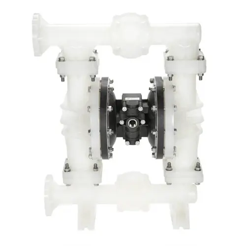 All-Flo A200 2 in. Flange Polypropylene Air Diaphragm Pump w/ Santoprene Diaphragms & Balls, Polypropylene Seats