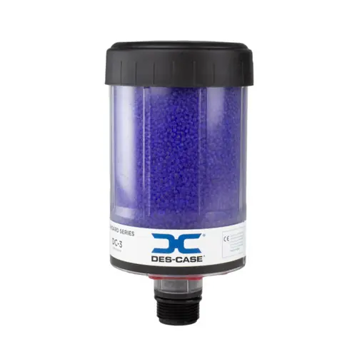 Des-Case DC-3 1 in. Multi-Fit (NPT, BSPT, NPSM) Standard Desiccant Breather - 1.4 lbs. Silica Gel