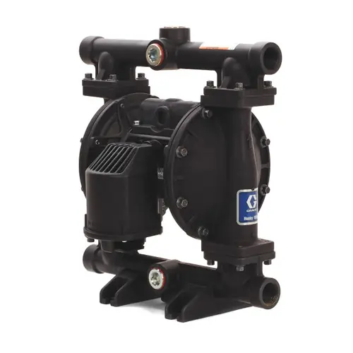 Graco Husky 1050 1 in. Aluminum Air Diaphragm Wall Mount Pump Package w/ TPE Diaphragms & Seats, Acetal Balls