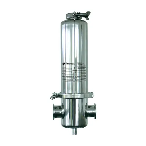 Donaldson PG-EG 0032 1 in. Tri-Clamp 316L SS Sanitary Gas Filter Housing, Code 7 Connection, 05/30 Element Size
