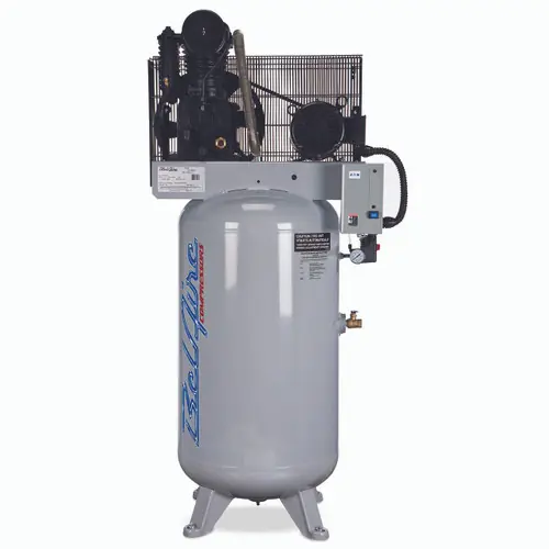 BelAire Elite Iron Series 418VLE Two-Stage Cast Iron 80 Gallon Air Compressor, 7.5-HP, 208/230V 1-Phase