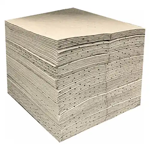 Essentials 15 in. W x 18 in. L Universal Single-Ply Lightweight Sorbent Pads, 200 Count