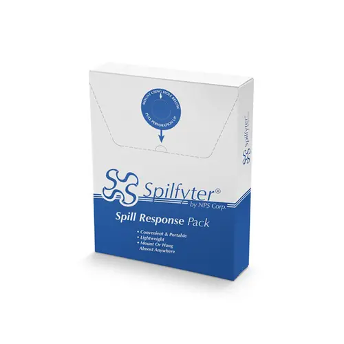 Spilfyter HVU-700T 16 in. x 18 in. Universal Hi-Vis Lightweight Sorbent Pad Pack, 25 Pads/Box, 5 Boxes/Carton