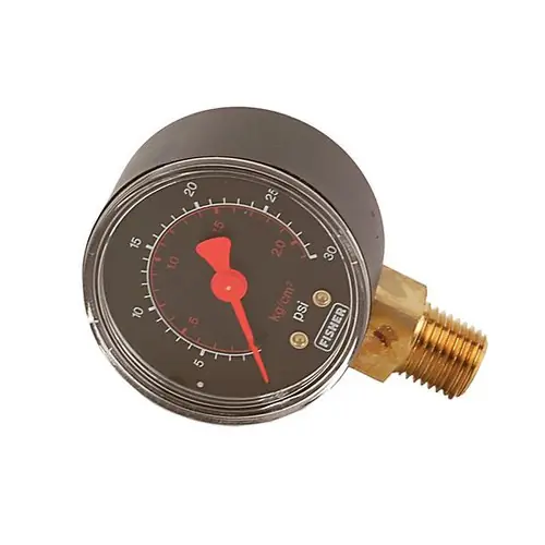 Emerson Fisher J500 Series Pressure Gauge, Bottom Connection