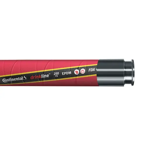 Continental ContiTech 1 in. EPDM Drinkline Discharge Hose w/ 3A Tri-Clamp Ends