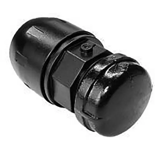 FastPipe® 3 in. End Cap, Black