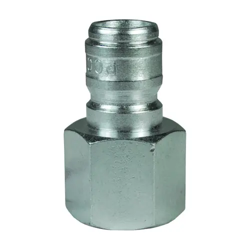 Dixon E-Series Hydraulic Steel Straight Through Interchange Female Plug