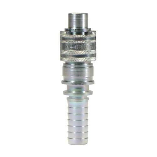 Dix-Lock N-Series Interchange Male End x Hose Barb Plug, 3/4 in. Hose Barb x 1/2 in. Body