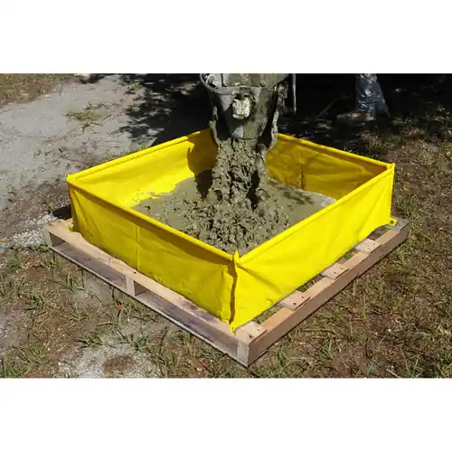 UltraTech 3512 Ultra-Concrete Washout Berm, 48 in. x 48 in. x 14 in., 139 Gallons