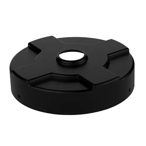 Vestil DC-P-55-CAN Universal Plastic 55 Gallon Drum Recycling Cover w/Hole