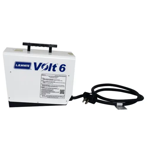 L.B. White Volt™ 6 Forced Air 20,500 BTU 6kW Electric Heater w/ Thermostat
