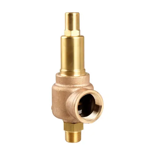 Aquatrol 740 Series 3 in. MNPT x FNPT Brass Air/Gas Safety & Relief Valve, Closed Cap