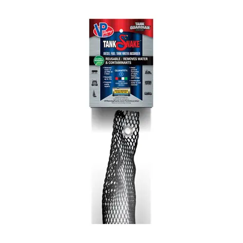 VP Racing Fuels 349066 Reusable Black Tank Snake™, 2 in. x 4 ft., 48 oz. Absorp. Cap., 6 Pack