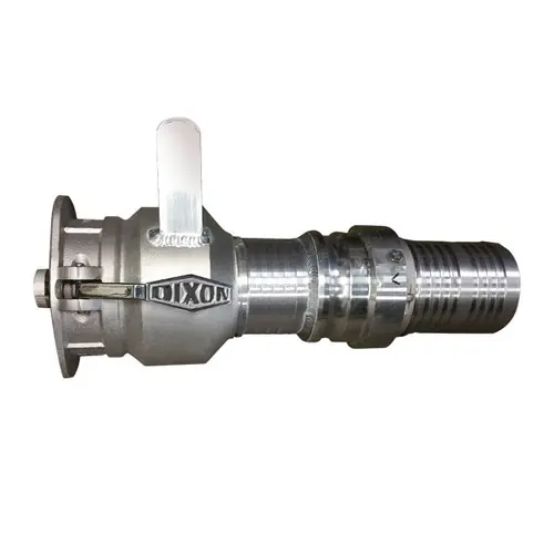 Dixon Vapor Recovery 4 in. Coupler x 4 in. Straight Swivel Hose Shank w/ Probe, Check Valve, & Handle