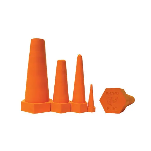 RHINO Safety Orange Drip Proof Large Plugs