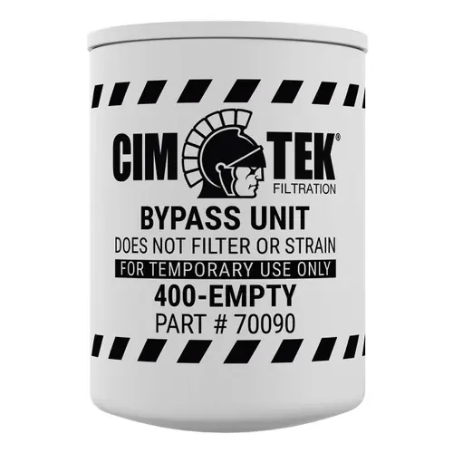 Cim-Tek 400 Series 70090 Blank Type Container By Pass Unit for Testing