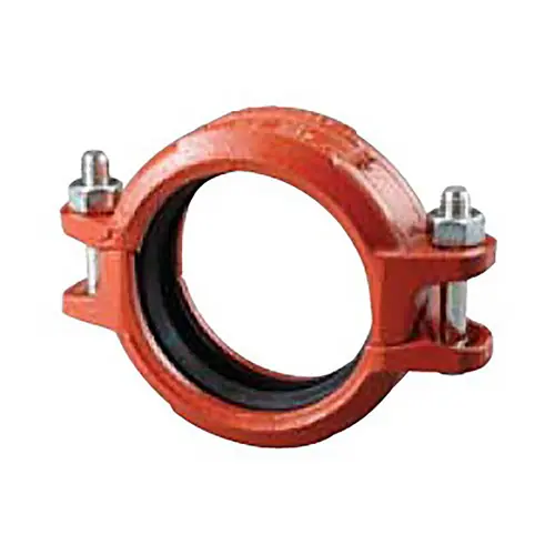 Shurjoint Z07 Series Heavy Duty Rigid Grooved Coupling w/Silicone Gasket, Ptd. Orange
