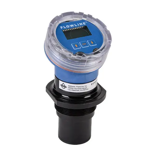Flowline EchoPod® UG06 Reflective Ultrasonic Multi-Function Liquid Level Sensor Transmitter, 2 in. NPT, 19.6 ft. Range