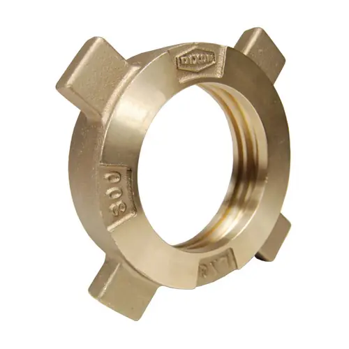Dixon 3 in. FNPT Brass LNG Coupling w/ Hose End Swivel Nut