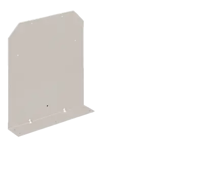 Aluminum Fender Bracket for Mounting Placards