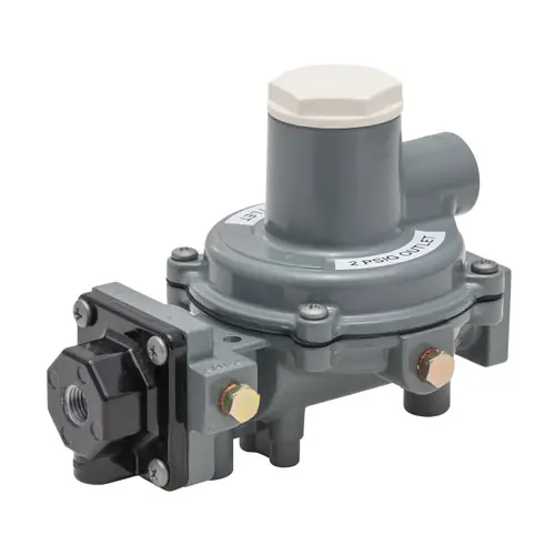 Emerson Fisher Type R232E-BBH 1/4 in. FNPT x 1/2 in. FNPT Aluminum Integral Two PSI Regulator w/ 1 - 2.2 PSIG Spring, 500K BTU/HR