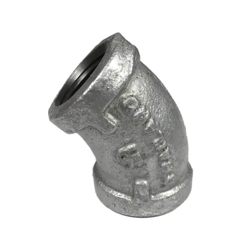 Service Metal Series SG45 Class 150 Galvanized Malleable Iron 2-1/2 in. 45° Elbows
