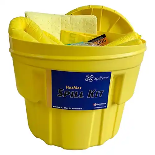 Spilfyter 20 Gallon HazMat Overpack Spill Kit, 20 Gallon Absorbency