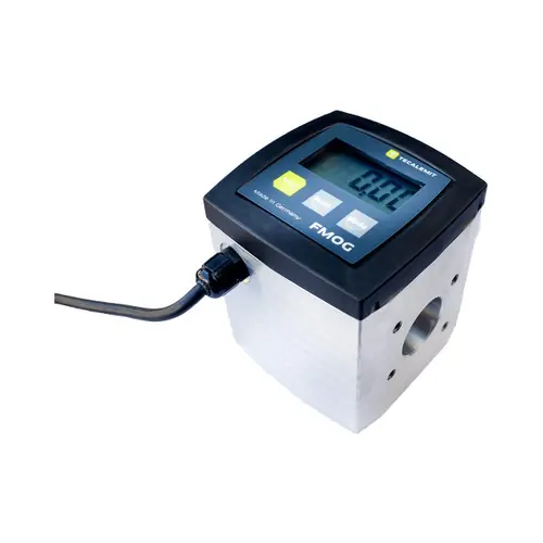 Tecalemit FMOG150 Aluminum Gear Diesel Pulser Meter w/Display & Pulse, 40 GPM
