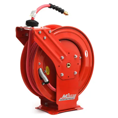 Milton 2770-50D 3/8 in. x 50 ft. Industrial Auto-Retracting Air Hose Reel