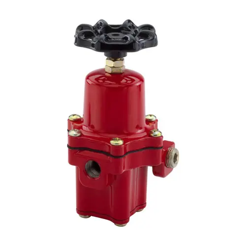 Emerson Fisher 67CH Series 1/4 in. FNPT Aluminum High-Pressure Regulator w/ Handwheel Adjustment - 15 PSI, 750K BTU/HR