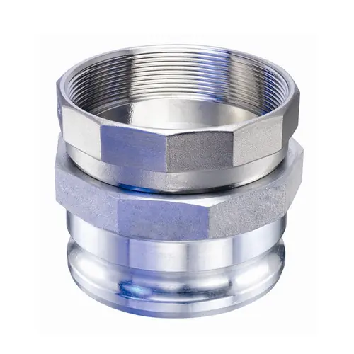Kuriyama Aluminum Male Adapter x 304SS FNPT Quick-Acting Swivel Coupling