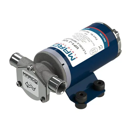 Marco® UP1-J 24V Water Transfer Pump w/Flexible Rubber Impeller, 7.4 GPM