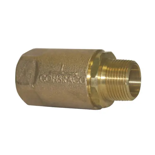 Dixon Brass Domestic Ball Cone Check Valve - MNPT x FNPT