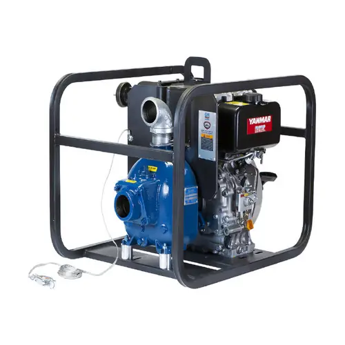 Gorman Rupp 2 in. FNPT Shield-A-Spark Self-Priming Centrifugal Fuel Pump w/ Yanmar L70W Diesel Engine, 151 GPM