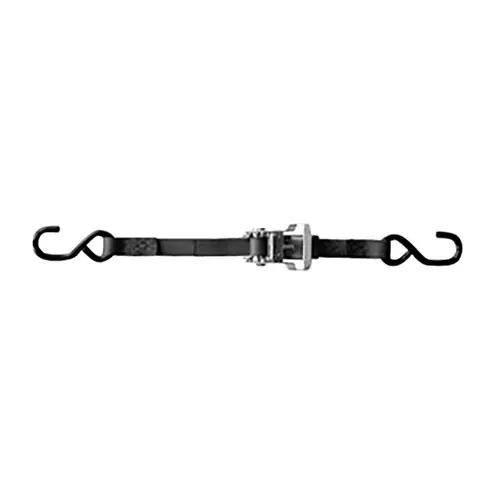 DD Sling 1 in. W x 12 ft. L Ratchet Strap w/ Vinyl "S" Hooks
