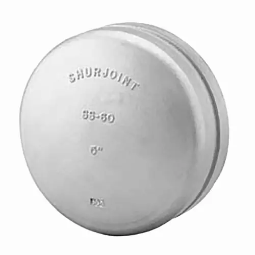Shurjoint SS-60 Series Grooved Cap, 316 Stainless Steel