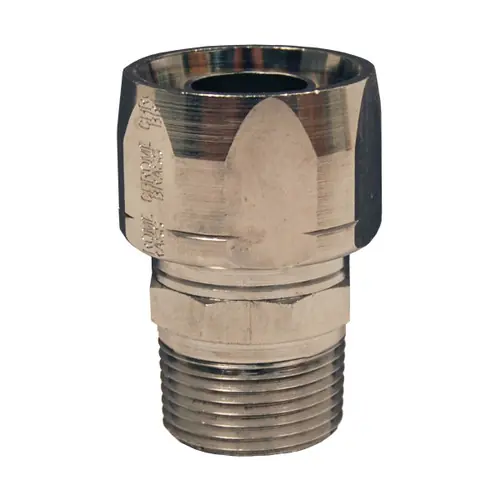 Dixon Dubl-Grip® 1 in. NPT Re-Attachable Chrome Plated Brass Curb Pump Hose Coupling