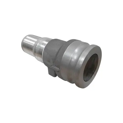 JME 4 in. Male Camlock with Poppet Check Valve & 3 in. Hose Shank