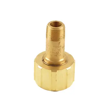 Emerson Fisher Brass Female ACME x MNPT Vapor Return Coupling