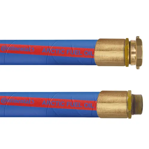 Continental ContiTech 1 1/2 in. Arctic Fuel Oil Delivery Hose Assemblies w/ Male x Female NPT Ends
