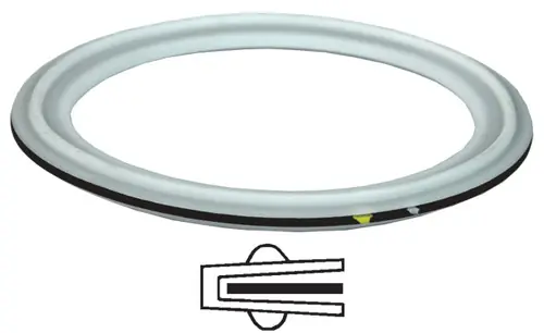 DSO Fluid Sanitary PTFE Envelope Gaskets w/ EPDM Insert